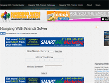 Tablet Screenshot of hangingwithfriendscheat.org